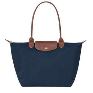Longchamp Navy Tote Bag L Le Pliage Original